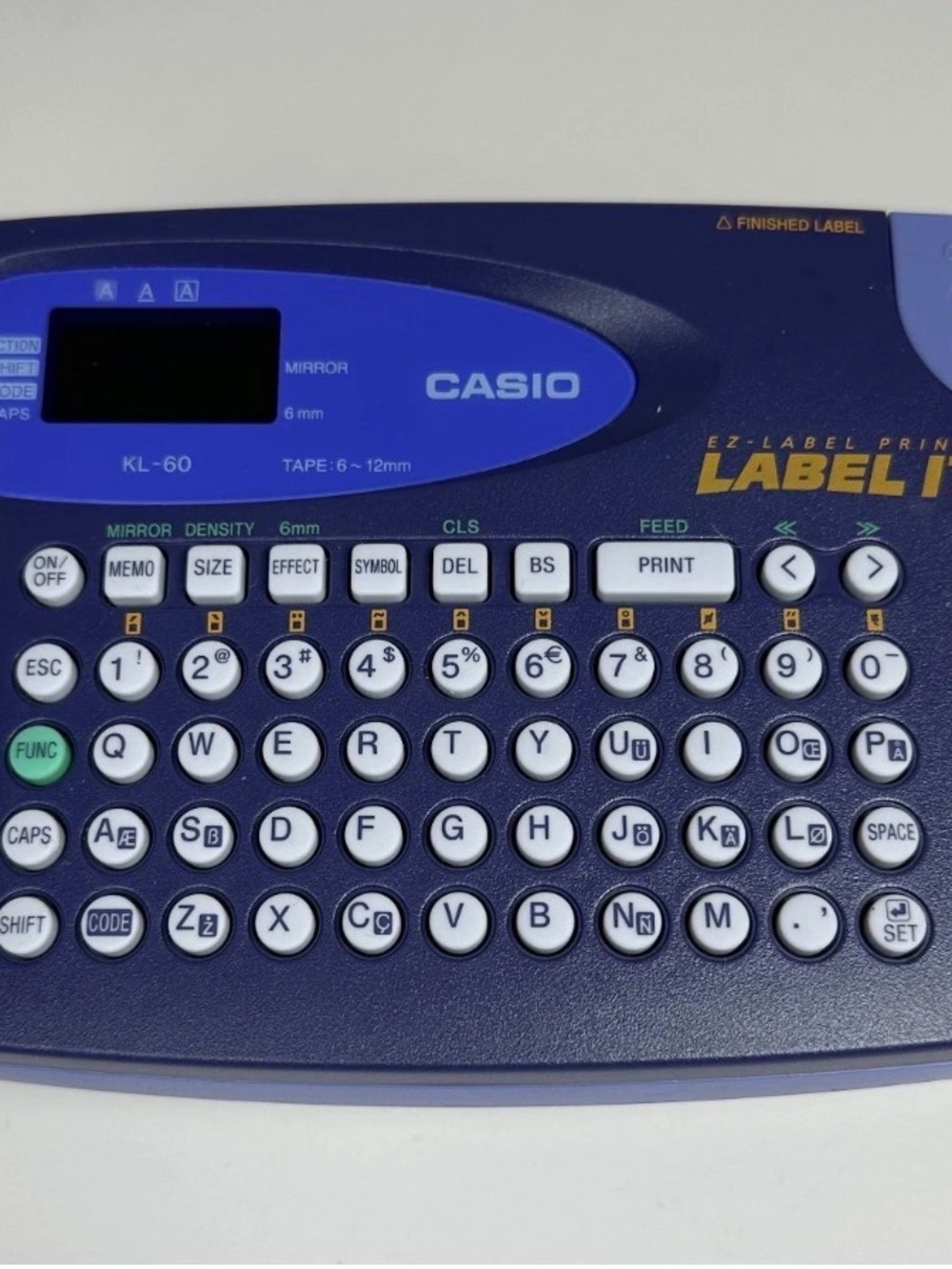 Casio KL‑60L LABEL IT! EZ‑Label Printer